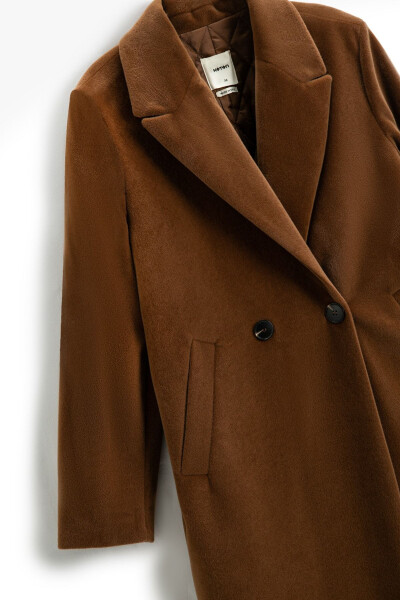 Women's Brown Coat - 7