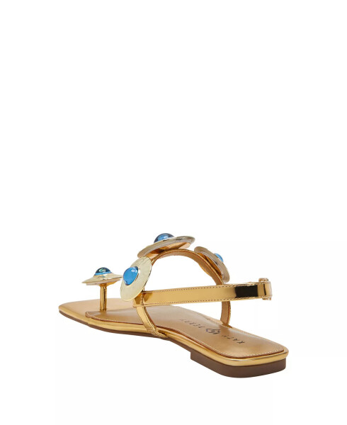 Women's Camie Stone Square Toe Sandals Gold - 9