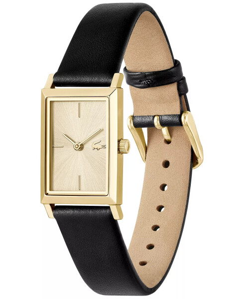 Women's Catherine Black Leather Strap Watch 28.3mm x 20.7mm Black - 2