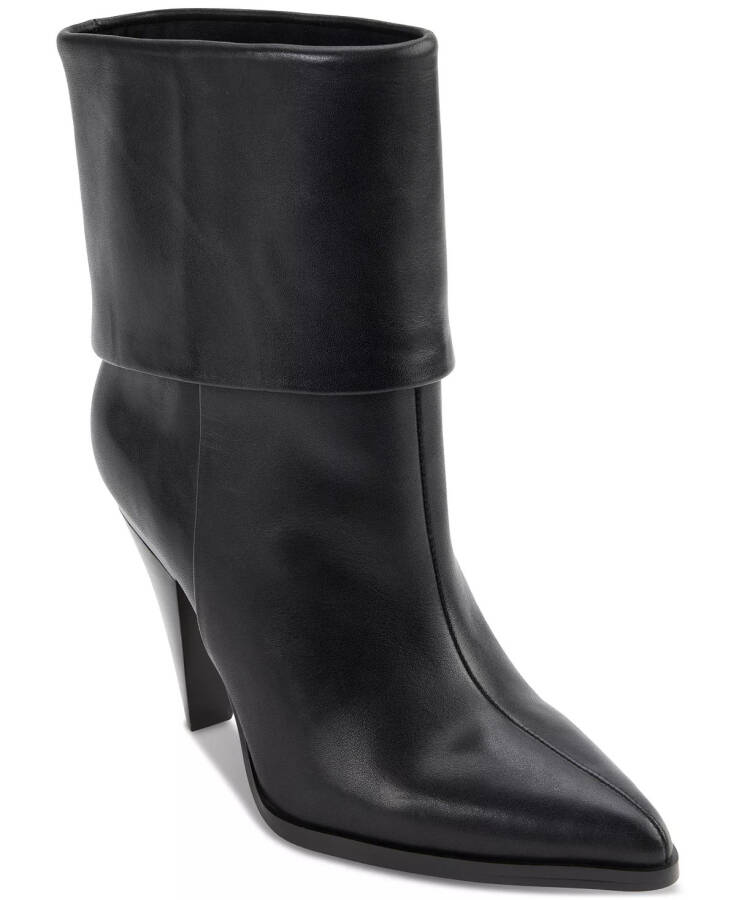 Women's Cerise Pointed-Toe Dress Booties Black - 1