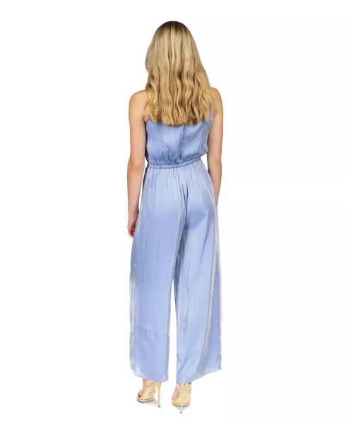 Women's Chain Halter Jumpsuit - Blueberry - 8