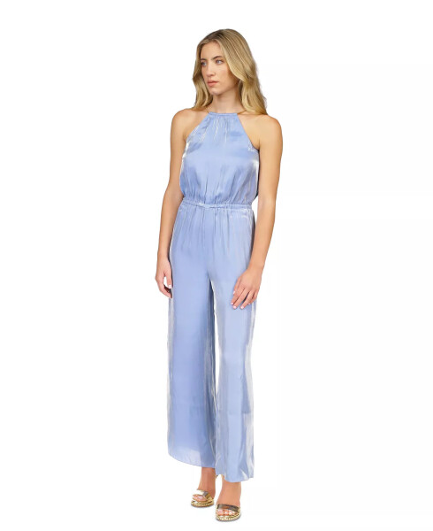 Women's Chain Halter Jumpsuit - Blueberry - 12