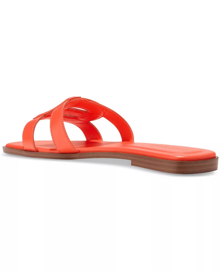 Women's Chrisee Flat Sandals Nasturtium Leather - 3