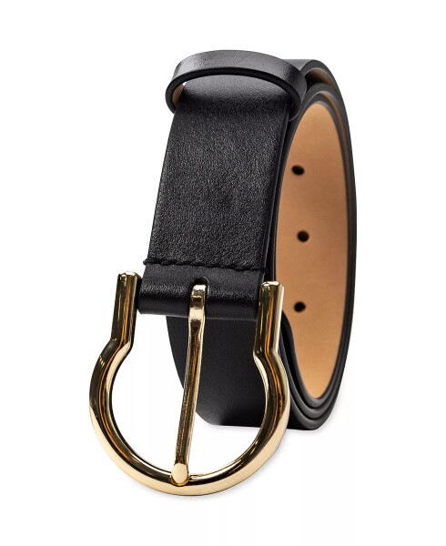 Women's Classic Hinged Buckle Belt Black - 2