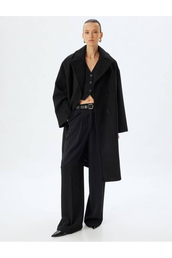 Women's Coat 5wak00016ew Black - 1