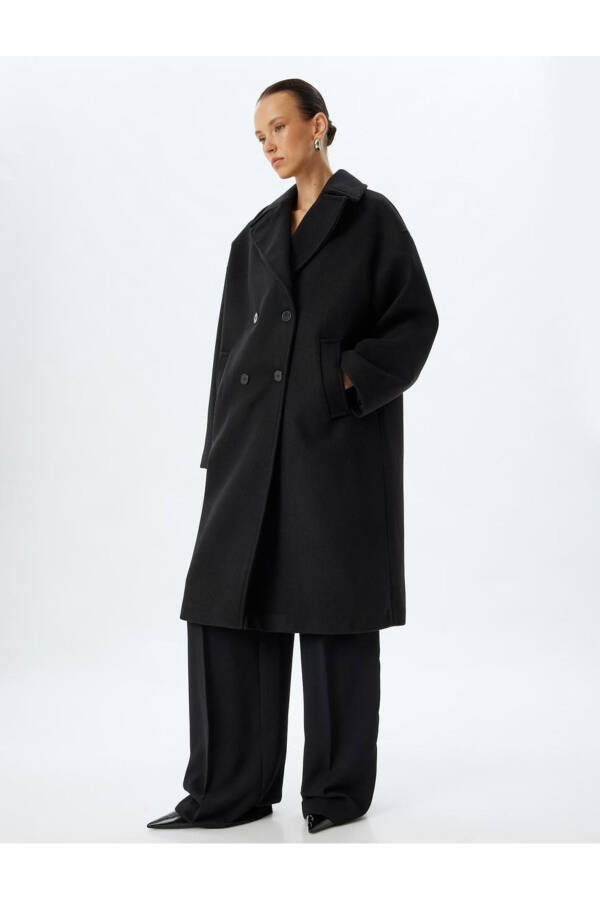 Women's Coat 5wak00016ew Black - 2