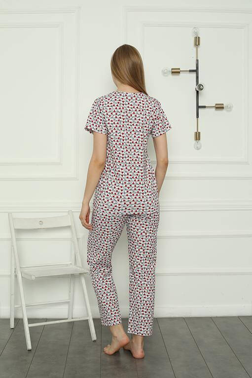 Women's Combed Cotton Pajama Set 4166 - 4