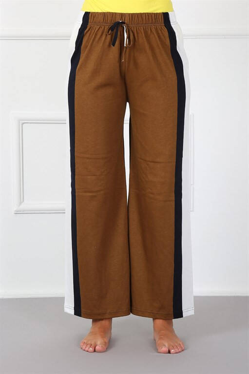 Women's Combed Cotton Wide Leg Trousers 210015 - 1