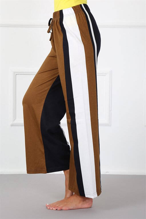 Women's Combed Cotton Wide Leg Trousers 210015 - 2