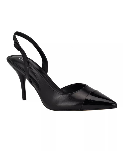 Women's Corinny Pointy Cap Toe Dress Slingbacks Black - 1