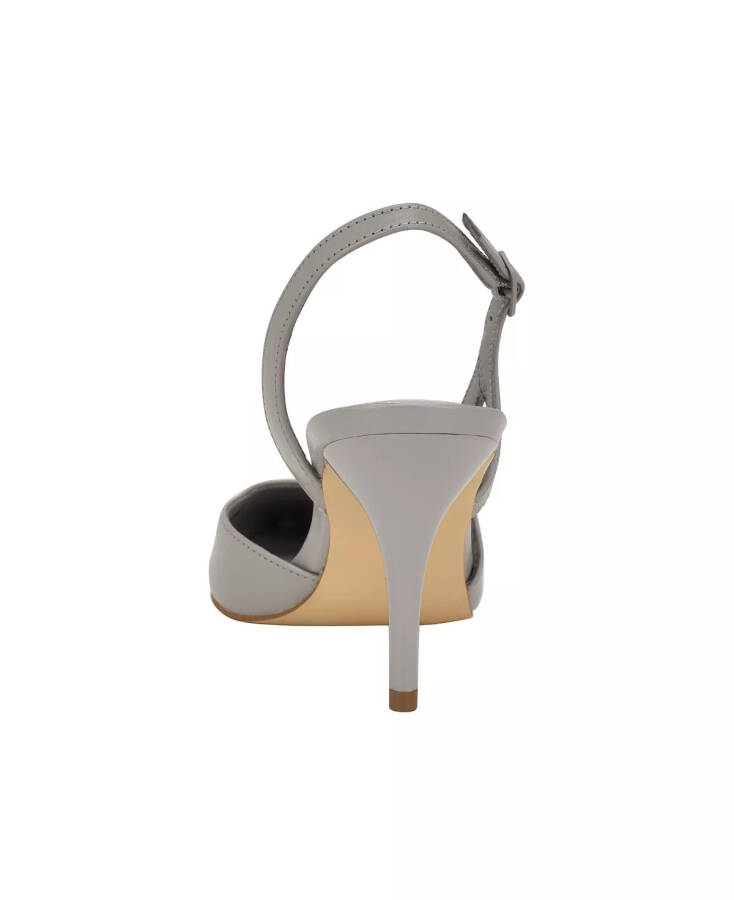 Women's Corinny Pointy Cap Toe Dress Slingbacks Light Gray - 3