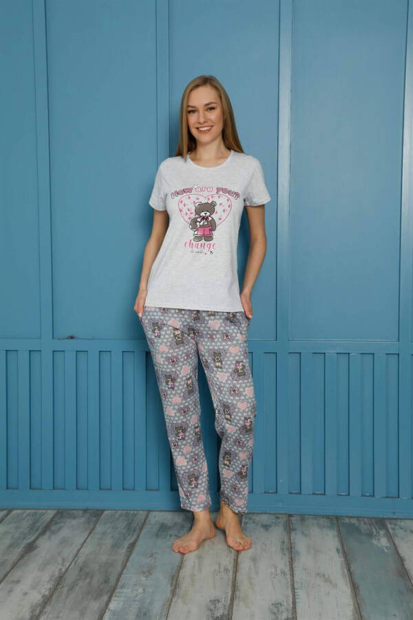 Women's Cotton Pajama Set 20502G - 7