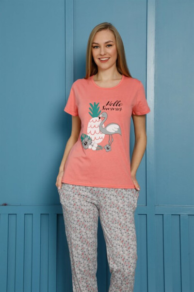 Women's Cotton Pajamas Suit 20500N - 2