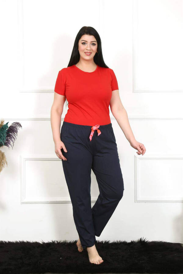 Women's Cotton Plus Size Sleep Bottoms 27472 - 4