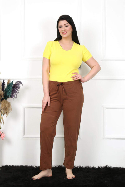 Women's Cotton Plus Size Sleep Pants 27476 - 1