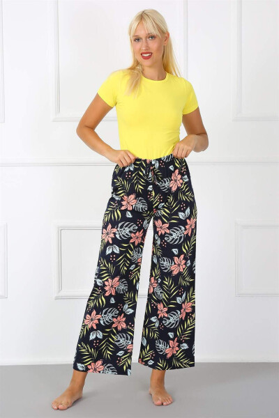 Women's Cotton Wide Leg Trousers 210012 - 4