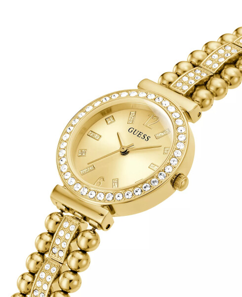 Women's Crystal Beaded Gold-Tone Stainless Steel Bracelet Watch 30mm Gold-tone - 2