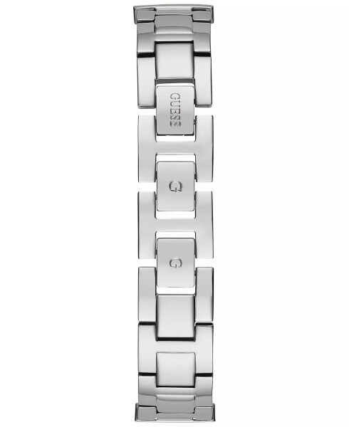 Women's Crystal Beaded Stainless Steel Bracelet Watch 30mm Silver-tone - 3