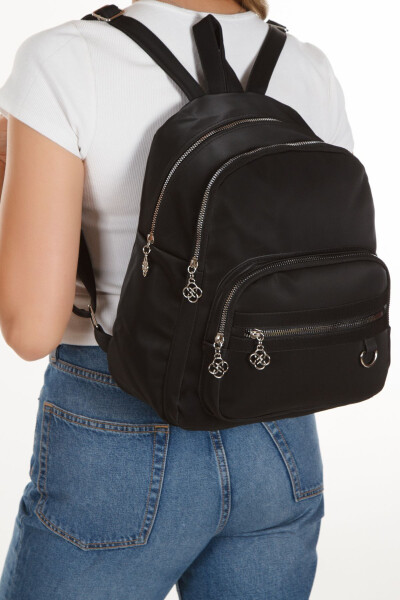 Women's Daily Black Backpack - 11