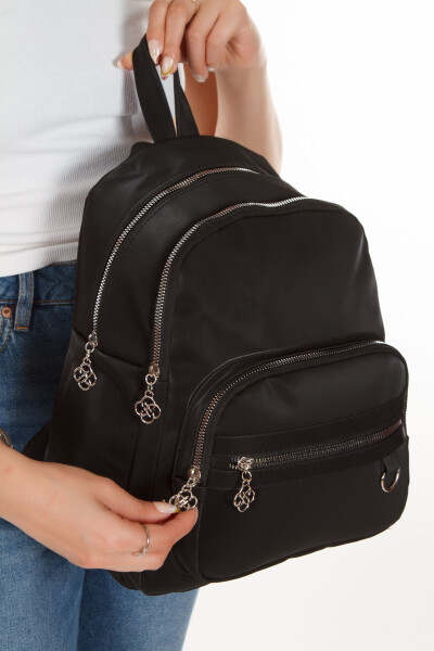 Women's Daily Black Backpack - 14