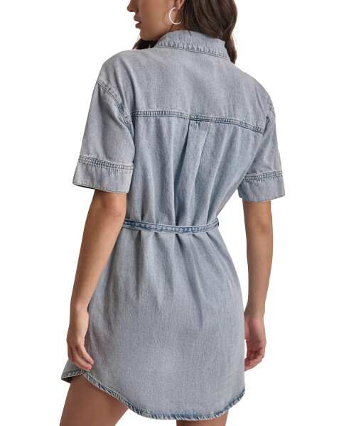 Women's Denim Shirtdress Reflection - 2