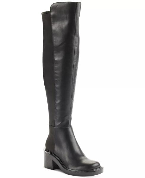 Women's Dina Over-the-Knee Zip Dress Boots Black - 1