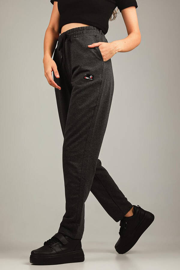 Women's Drawstring Pocket Sweatpants - 3