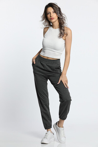 Women's Elastic Cuff Jogger Sweatpants - 3