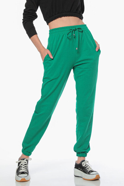 Women's Elastic Cuff Jogger Sweatpants - 1