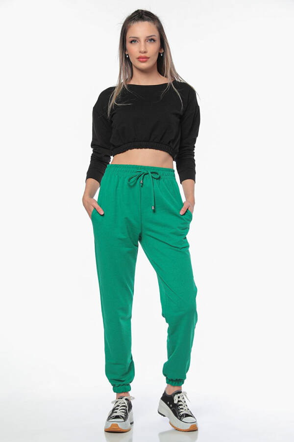 Women's Elastic Cuff Jogger Sweatpants - 4