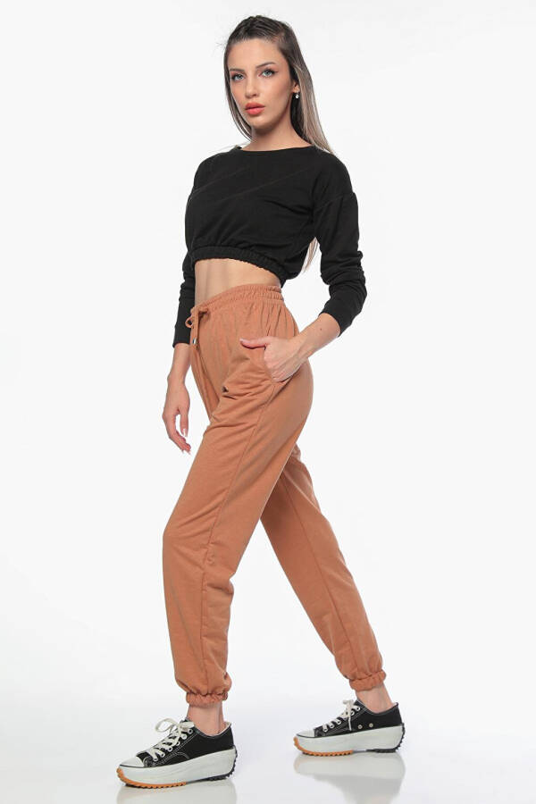 Women's Elastic Cuff Jogger Sweatpants - 5