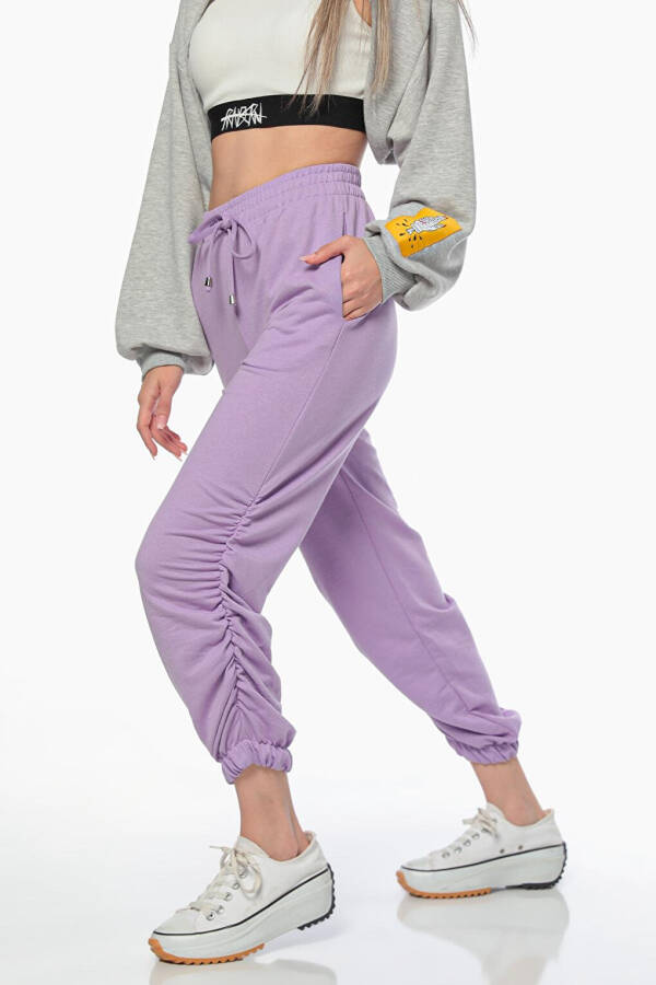 Women's Elastic Waist and Ankle Sweatpants - 3