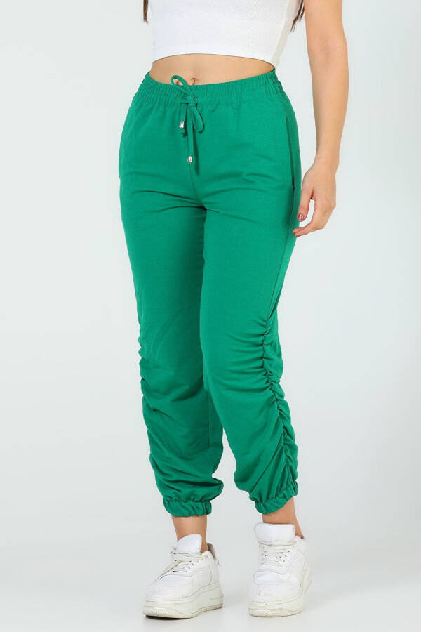 Women's Elastic Waist and Cuff Sweatpants - 1