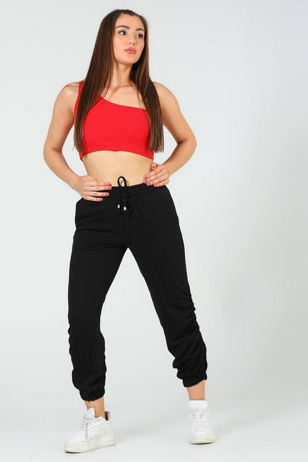 Women's Elastic Waist and Cuff Sweatpants - 2