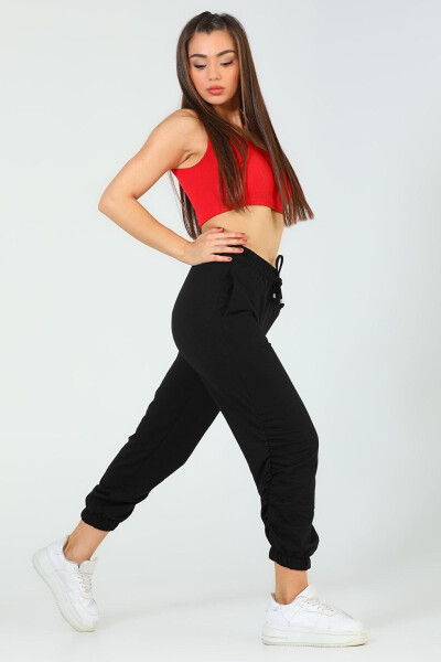 Women's Elastic Waist and Cuff Sweatpants - 5