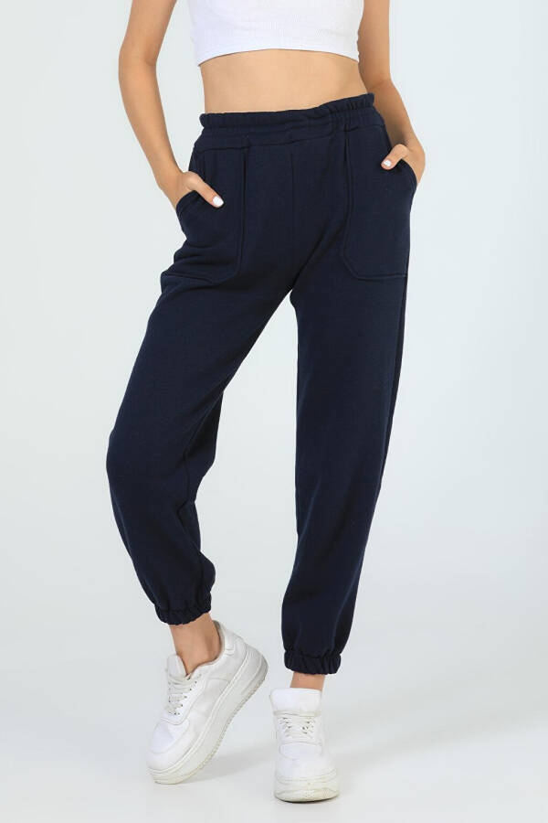 Women's Elastic Waist Corduroy Jogger Pants - 1