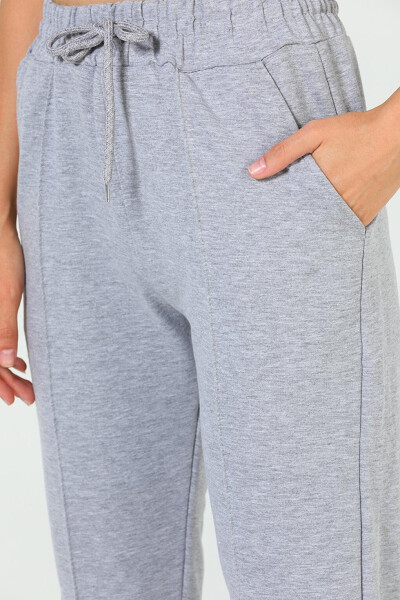 Women's Elastic Waist Drawstring Sweatpants - 4