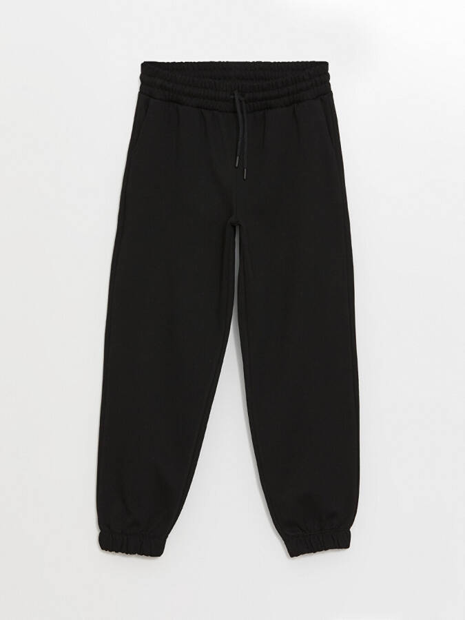 Women's Elastic Waist Plain Jogger Sweatpants - 6