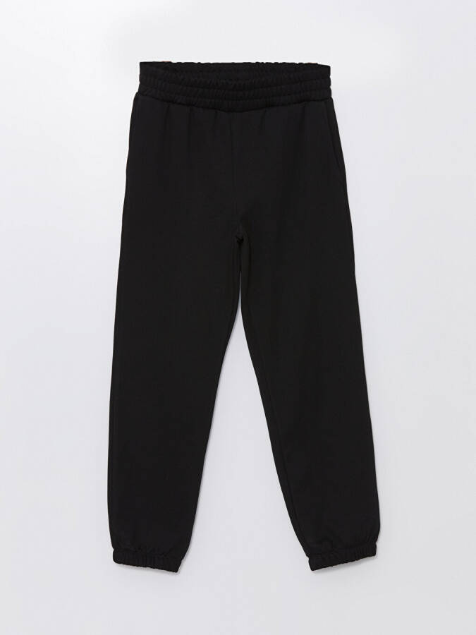 Women's Elastic Waist Plain Jogger Sweatpants - 6