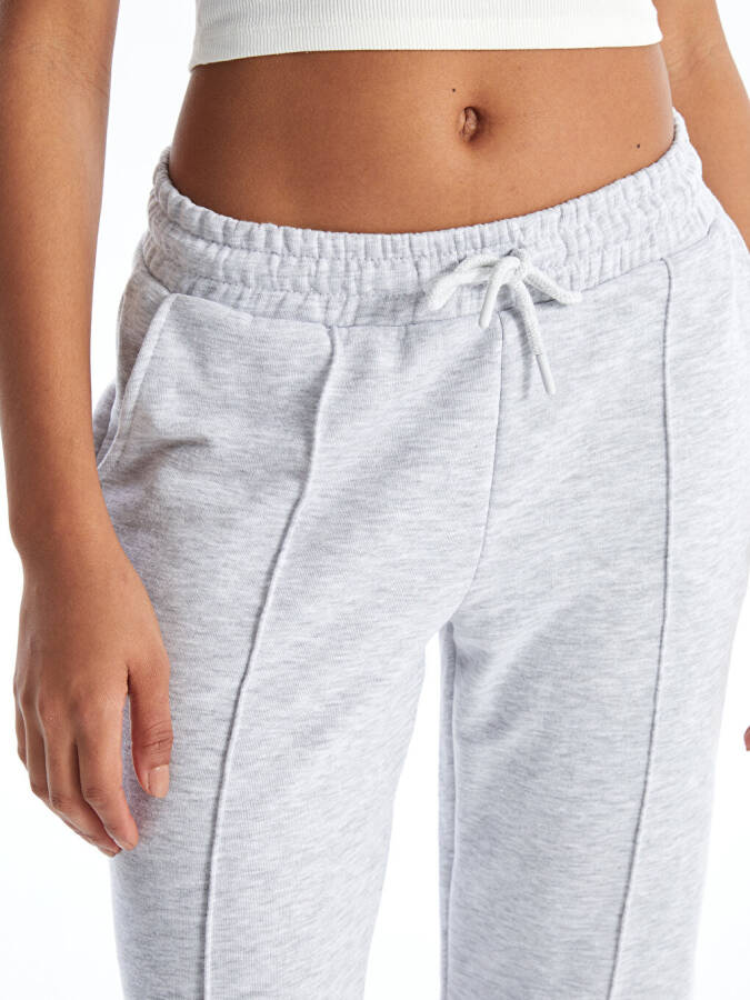 Women's Elastic Waist Straight Jogger Pants - 3