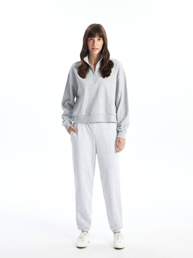 Women's Elastic Waist Straight Jogger Sweatpants - 4