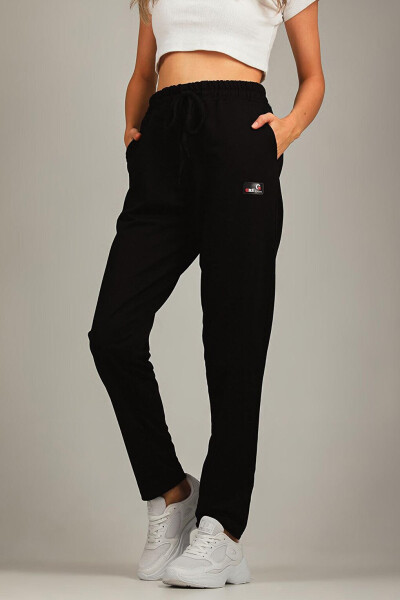 Women's Elastic Waistband Pocket Sweatpants - 2