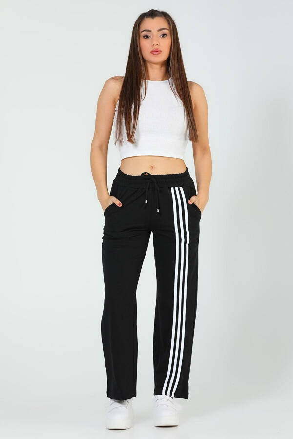 Women's Elastic Waistband Tracksuit Bottoms - 2