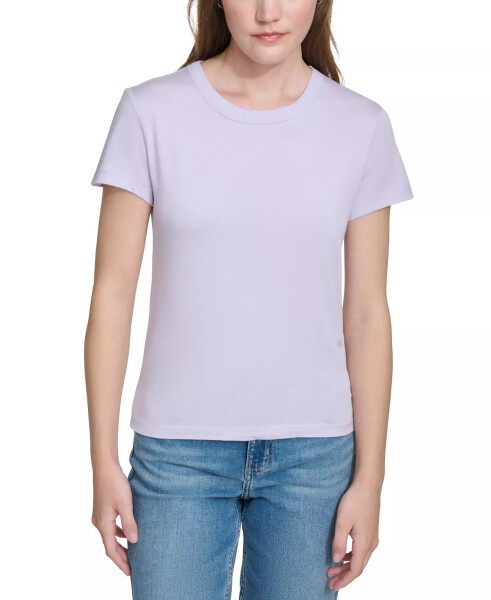 Women's Embroidered Logo Short-Sleeve T-Shirt Orchid - 1