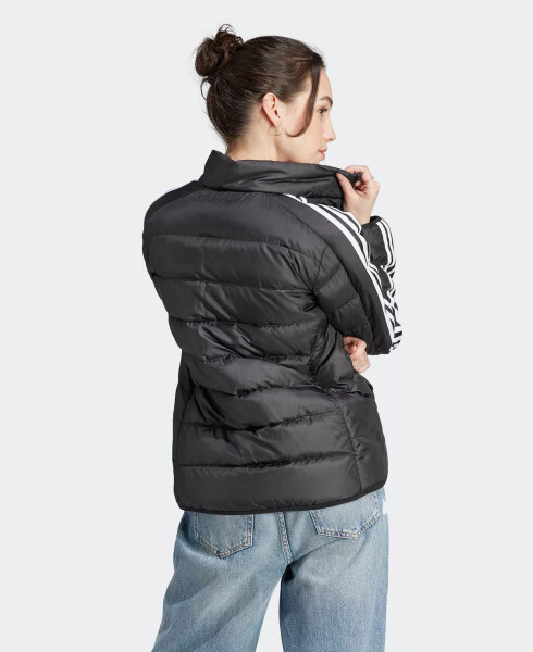 Women's Essentials 3-Stripes Light Down Jacket Black - 2