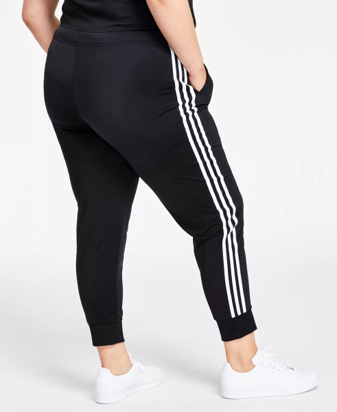 Women's Essentials Warm-Up Slim Tapered 3-Stripes Track Pants, XS-4X Black - 7