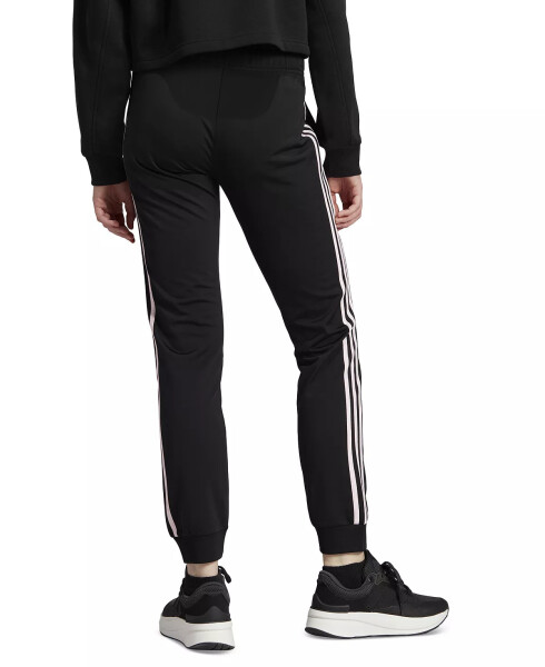 Women's Essentials Warm-Up Slim Tapered 3-Stripes Track Pants, XS-4X Black/clear Pink - 2