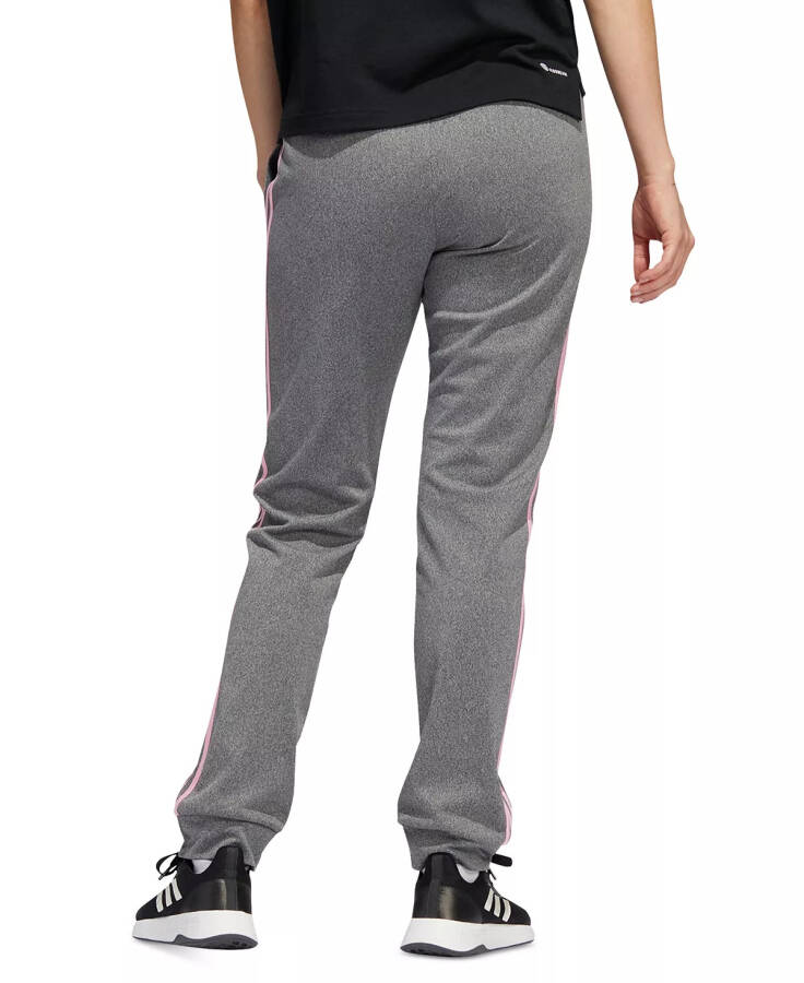 Women's Essentials Warm-Up Slim Tapered 3-Stripes Track Pants, XS-4X Grey Six Mel - 2