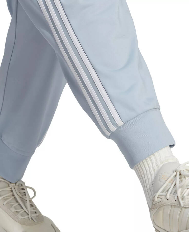 Women's Essentials Warm-Up Slim Tapered 3-Stripes Track Pants, XS-4X Wonder Blue/white - 10