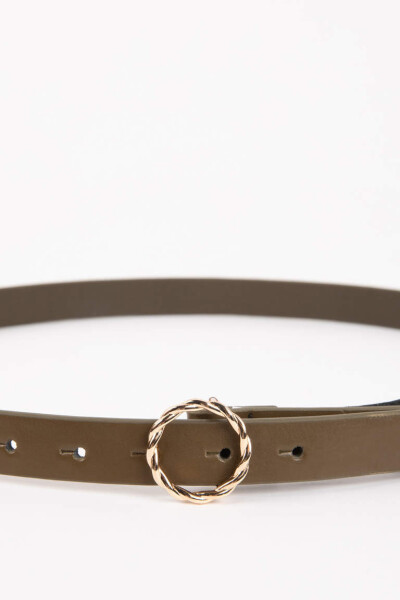 Women's Faux Leather Classic Belt Mix - 3